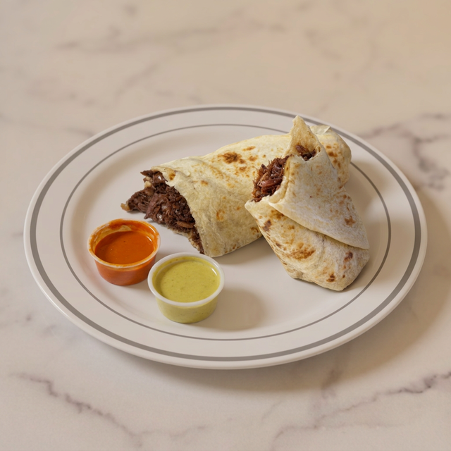 Barbacoa Burrito.
