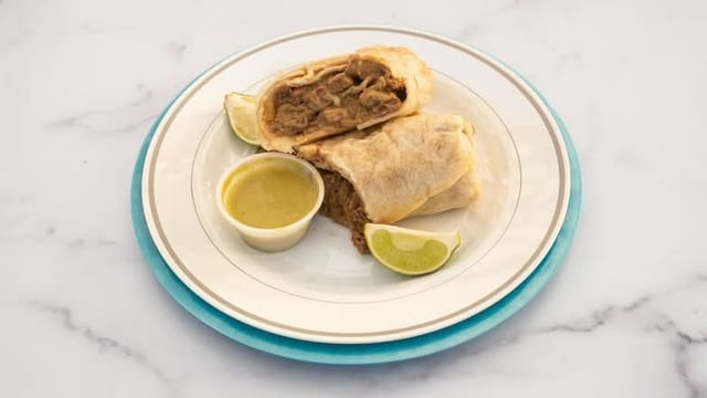 Chile Verde Burrito.